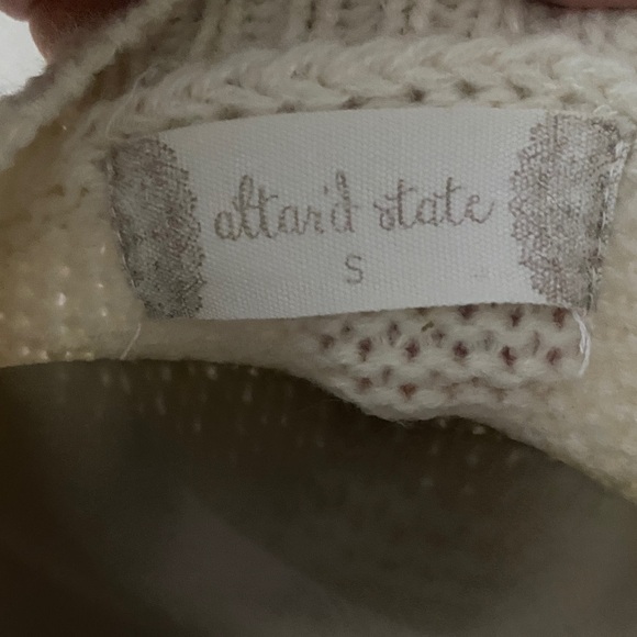Altar'd State Cream Star Sweater - Picture 3 of 5
